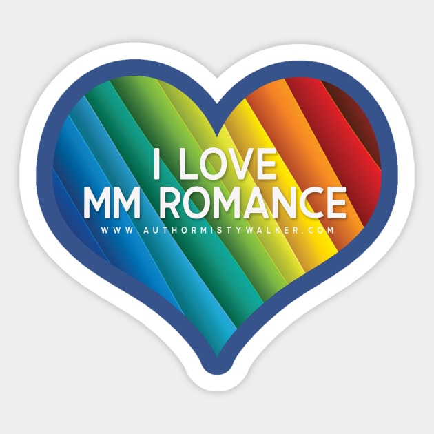 I Love MM Romance Sticker by Misty Walker's Romance Book Merch